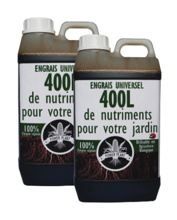 PowerPlant Fertilizer - Engrais 100% organique - Maxi Pack 2x2L