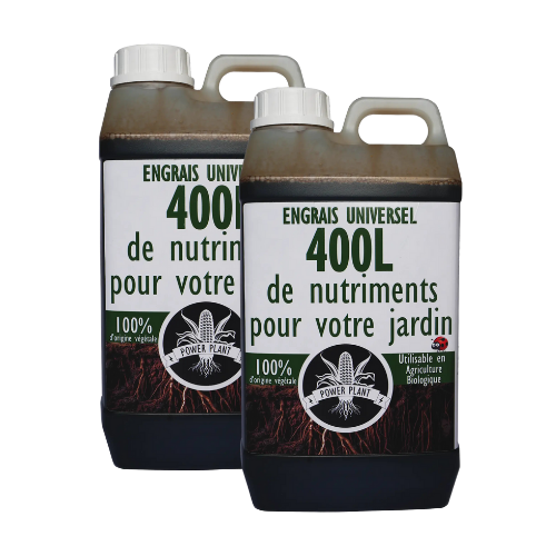 PowerPlant Fertilizer - Engrais 100% organique - Maxi Pack 2x2L