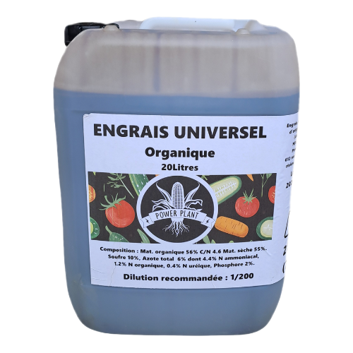 Power Plant Fertilizer - Engrais Bio Organique - Bidon 20L